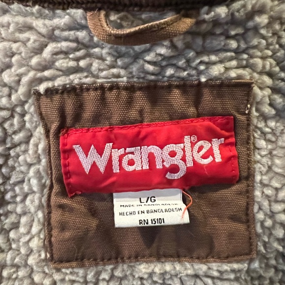 Men’s wrangler fleece lined winter coat - Picture 4 of 4